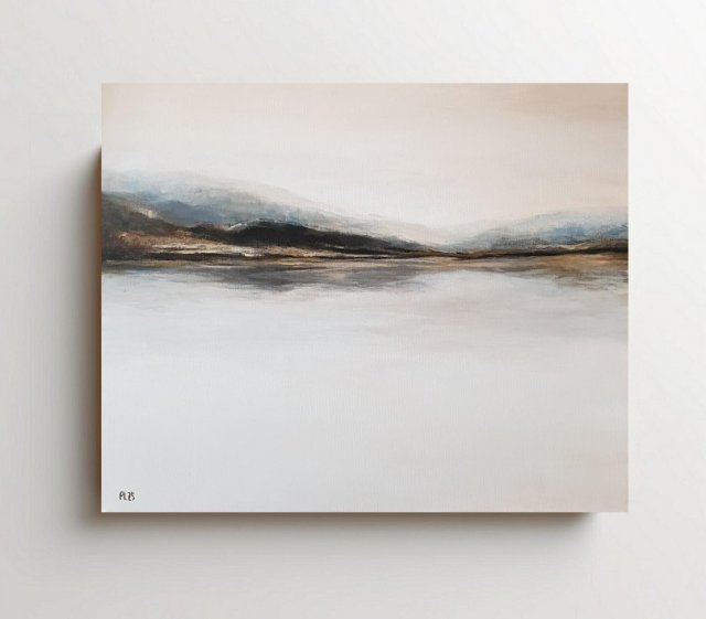 Jezioro wspomnień-obraz akrylowy 50/60 cm