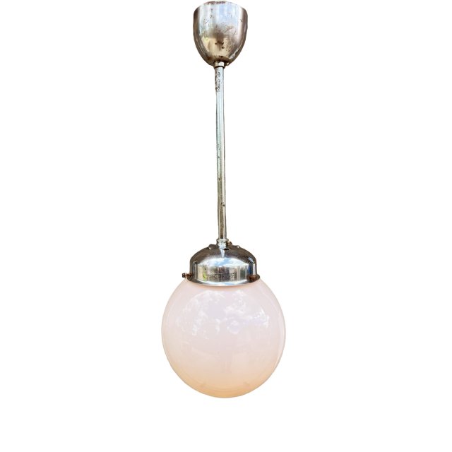 Artdecowska Lampa wisząca, Napako, Czechosłowacja, lata 40.