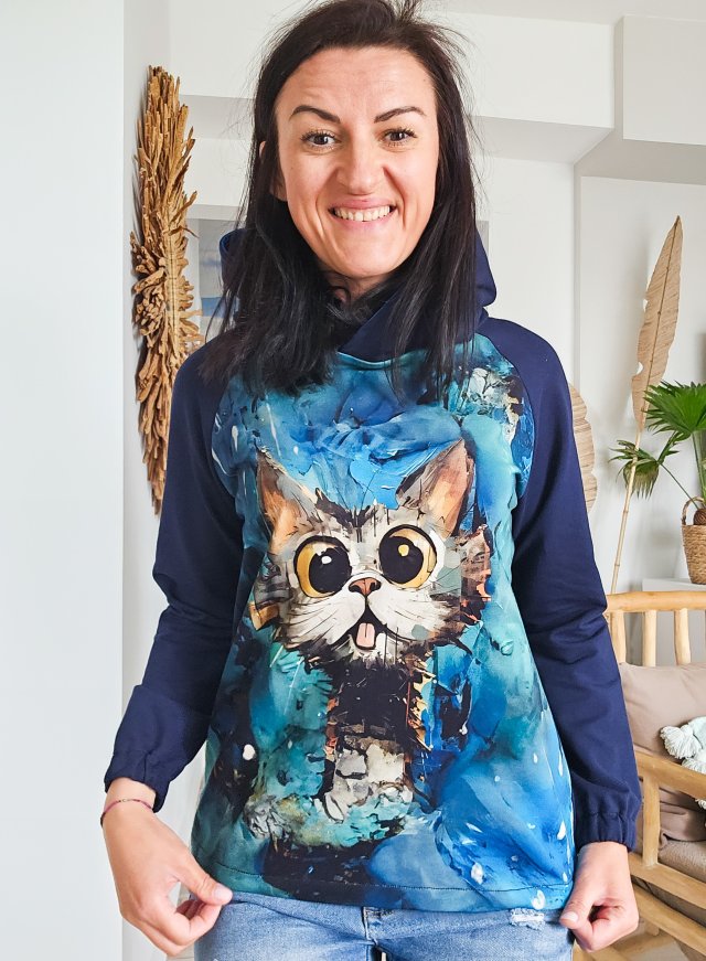 Bluza z kotem