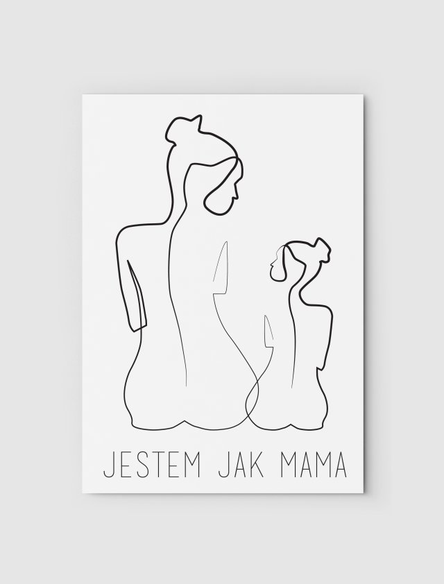 Uroczy plakat na Dzień Mamy