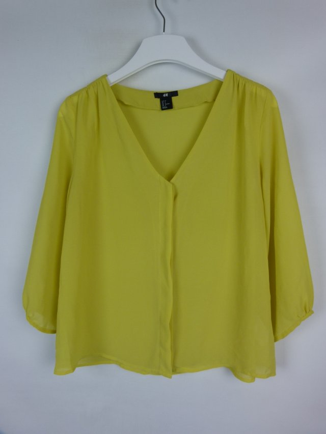H&M szyfonowa bluzka oversize / 36
