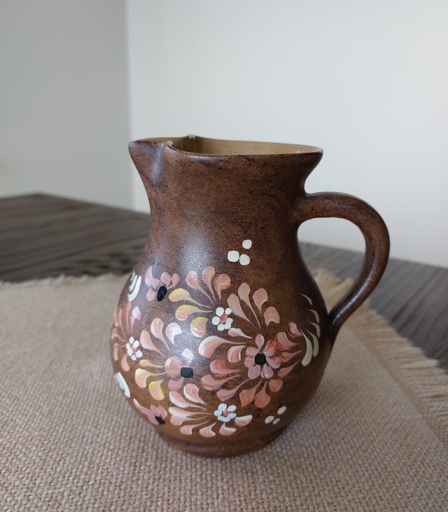 Vintage dzbanek wazon ceramiczny lata 60-te J. Graf  Stoob, Austria  handmade