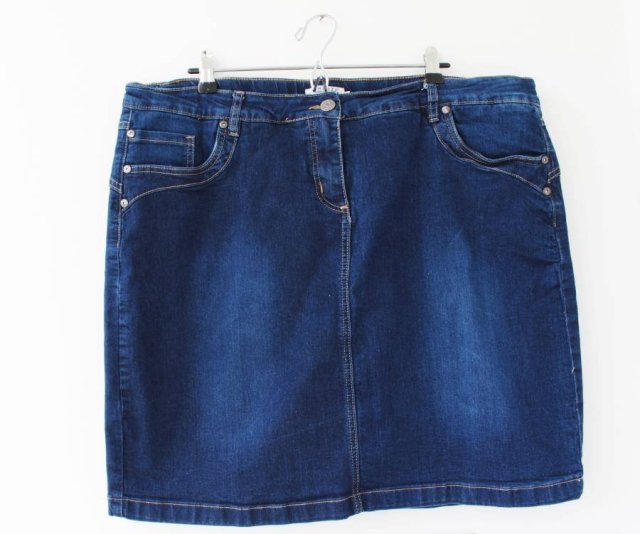 Plus size spódnica jeansowa 50 ZHENZI