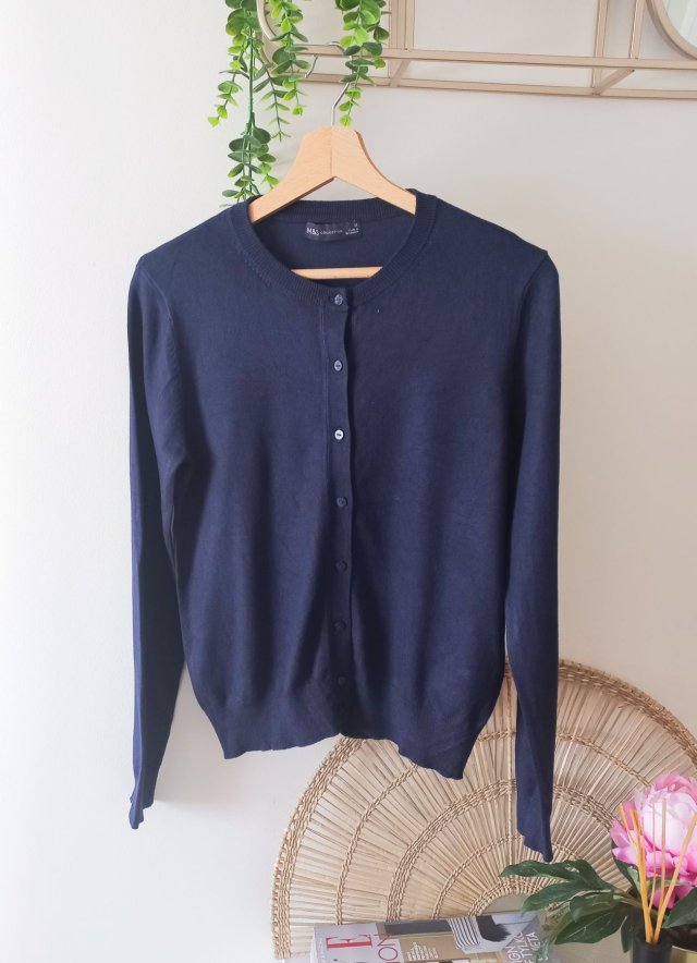 Wiskozowy kardigan Marks & Spencer