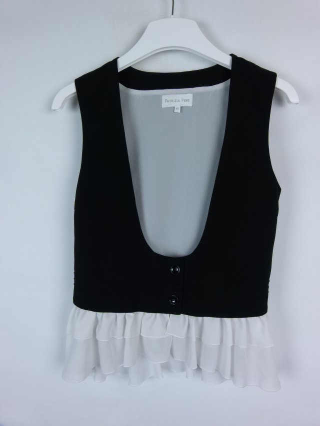Patrizia Pepe elegancka kamizelka 36 / S
