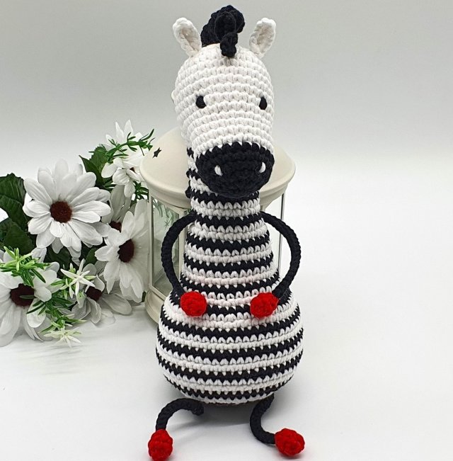 Zebra biało -czarna