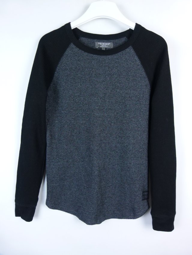 Primark cienka bluza dzianinka bawełna poliester / S