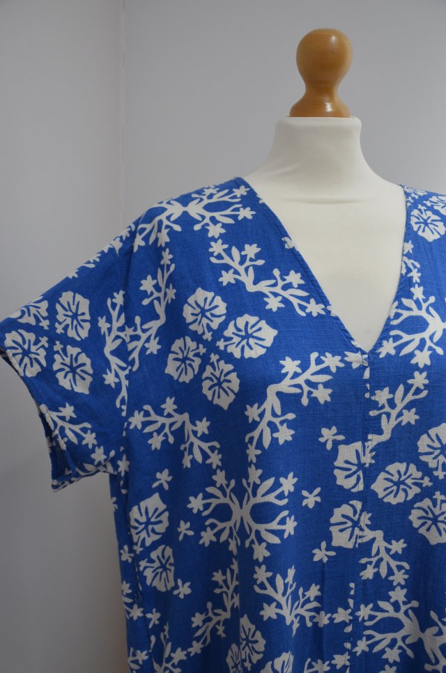 sukienka H&M wiskoza len lniana 38 40 oversize