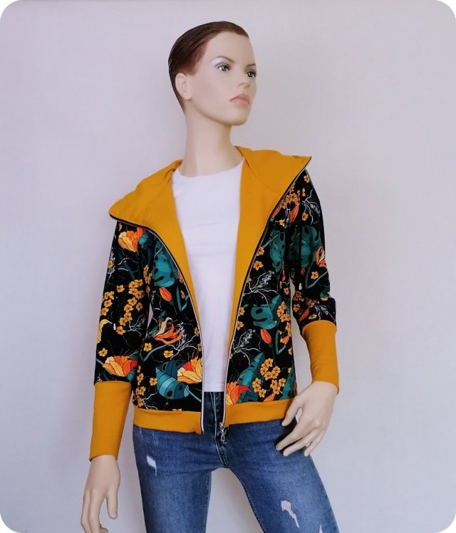 Bluza rozpinana RETRO FLOWERS 2 XS-6XL