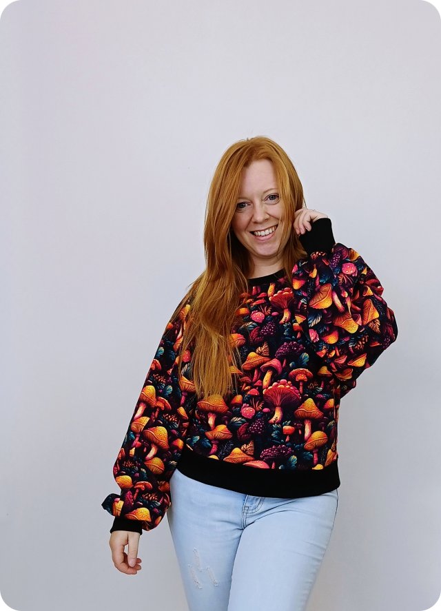 Bluza damska LOBO Grzyby leśne