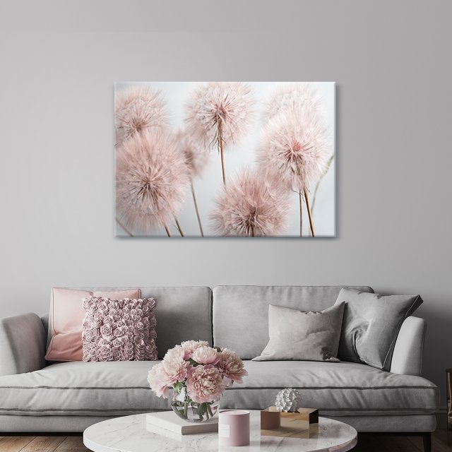 Obraz na płótnie - 100x70 cm Dmuchawce  (1-0651)