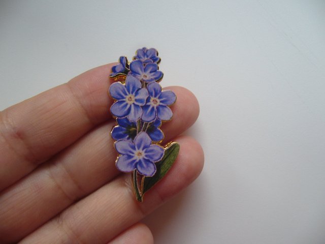 PIN PRZYPINKA BROSZKA NIEZAPOMINAJKI