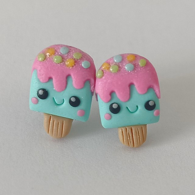 Kolczyki Lody na patyku