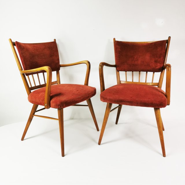 Krzesła- fotele Mid Century, Casala, Niemcy lata 50