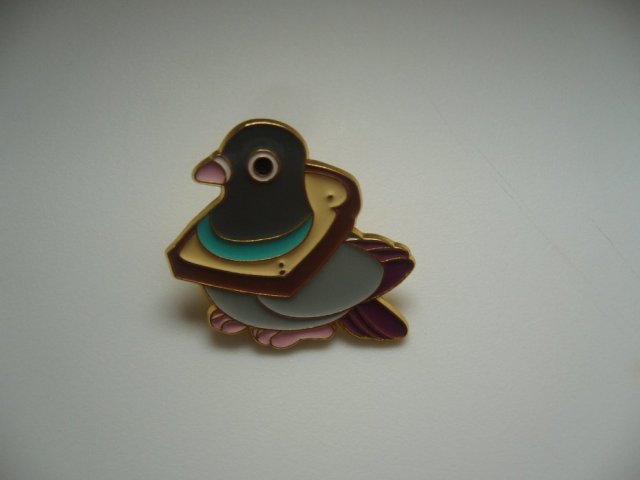 PIN PRZYPINKA BROSZKA PTAK GOŁĄB