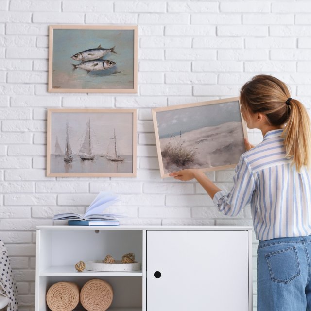 ZESTAW PLAKATÓW 50x70 cm Bałtyk: ryby, plaża i żaglówki (set202)