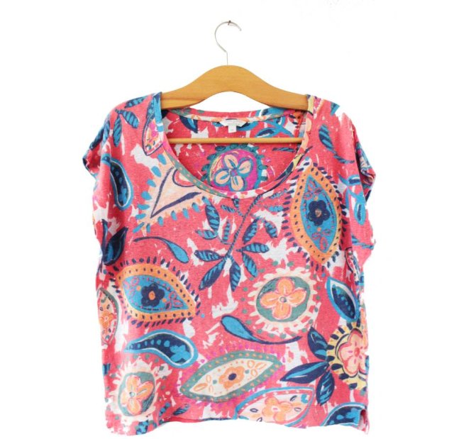 exclusive 100% linen T-shirt Monsoon