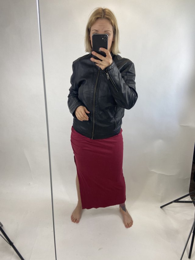 skórzana kurtka