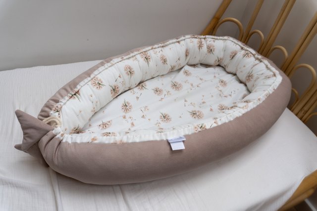 gniazdo niemowlęce kokon bambus Velvet