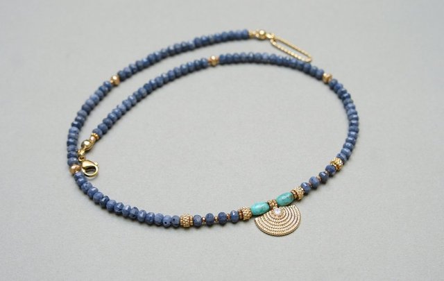 Sea collection - Koral blue /choker/ 24.04.25
