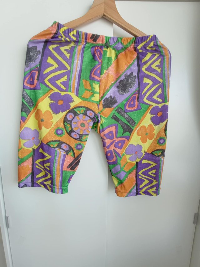 Spodenki retro lata 90 krótkie spodenki sportowe getry print vintage 40L