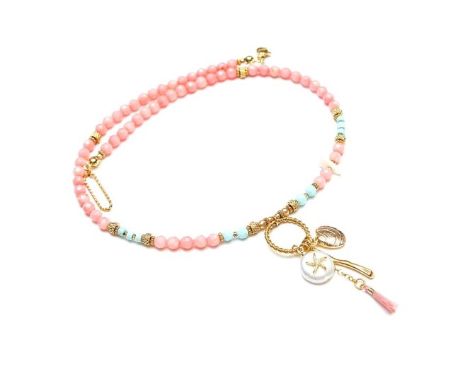 Sea collection - Koral pink /choker/ 14.06.25