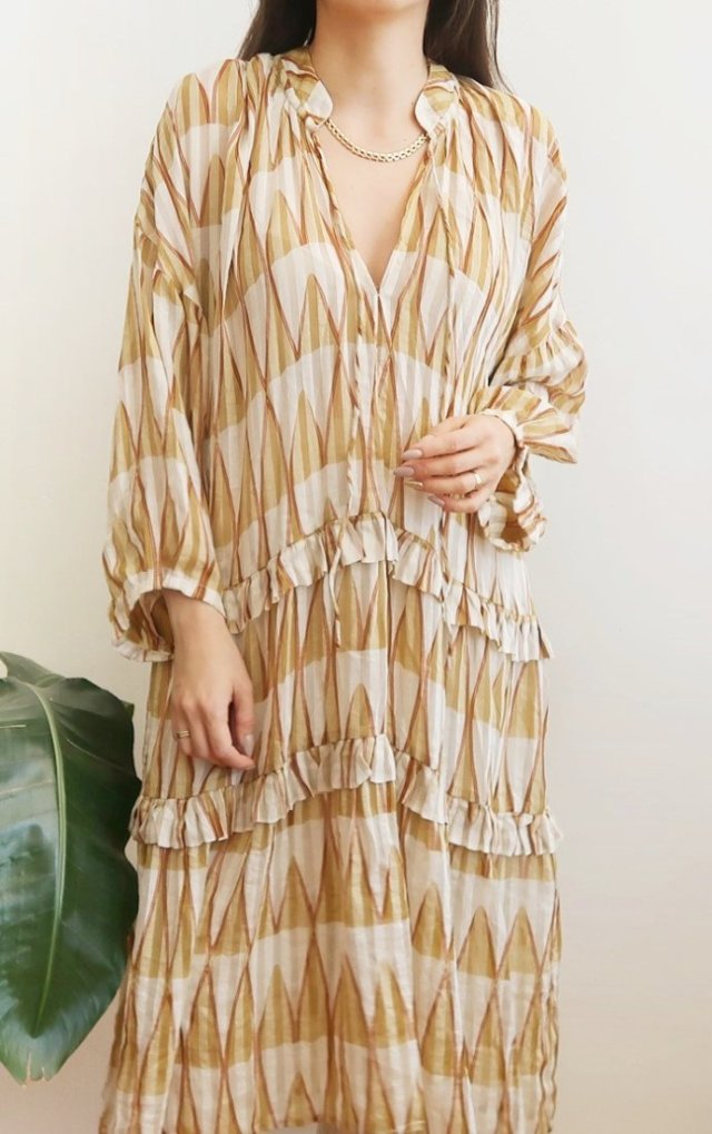 Zwiewna sukienka boho M