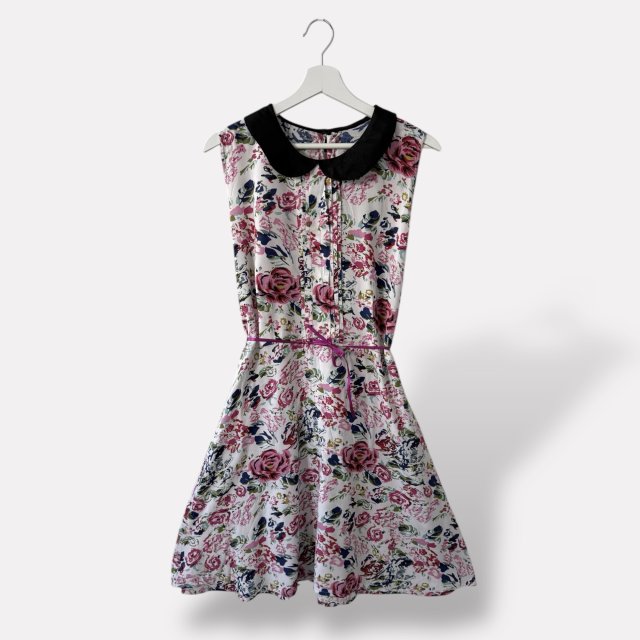 Vintage floral boho dress cottagecore