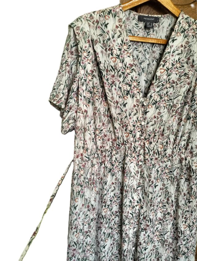sukienka zapinana boho Primark