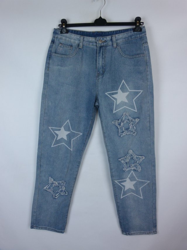 Star straight jeans spodnie dżins gwiazdy 34 / XL