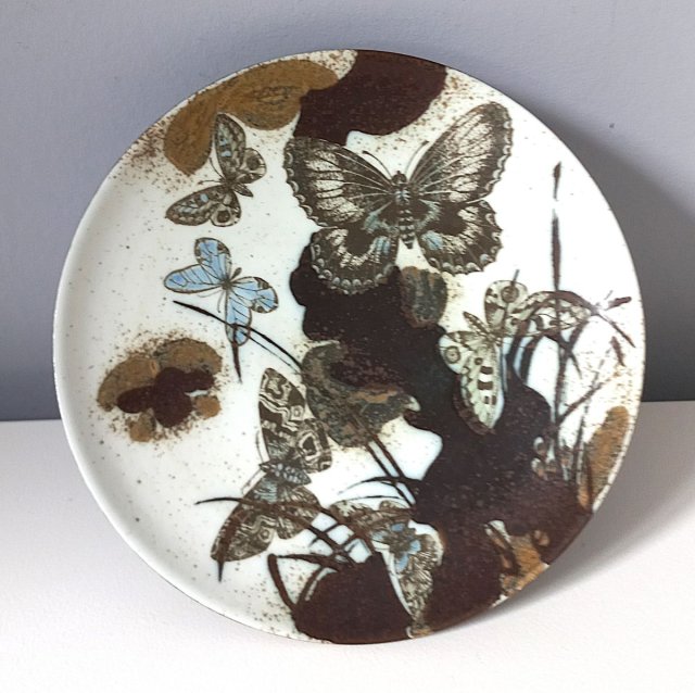 Talerz - patera Royal Copenhagen nr 1058, kamionkowy, kolekcjonerski