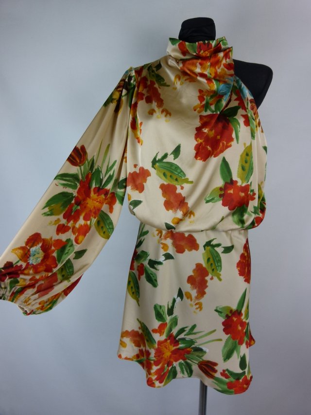 Sage + Paige satynowa sukienka mini z metką 14 / XL