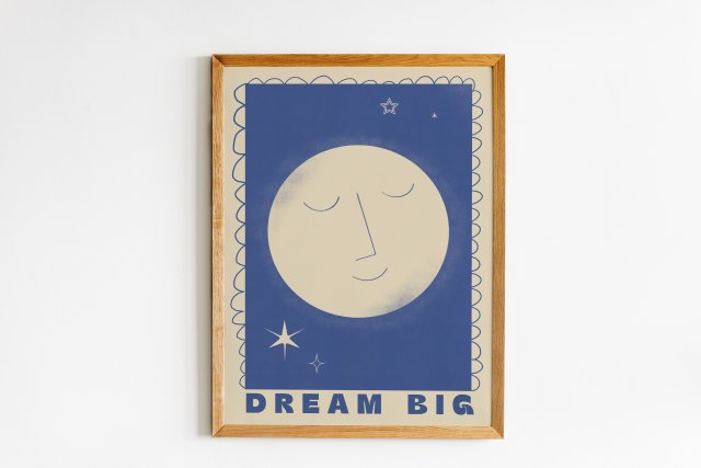 Plakat 30 x 40 cm Dream big