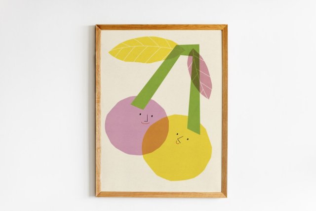 Plakat 30 x 40 cm Wisienki
