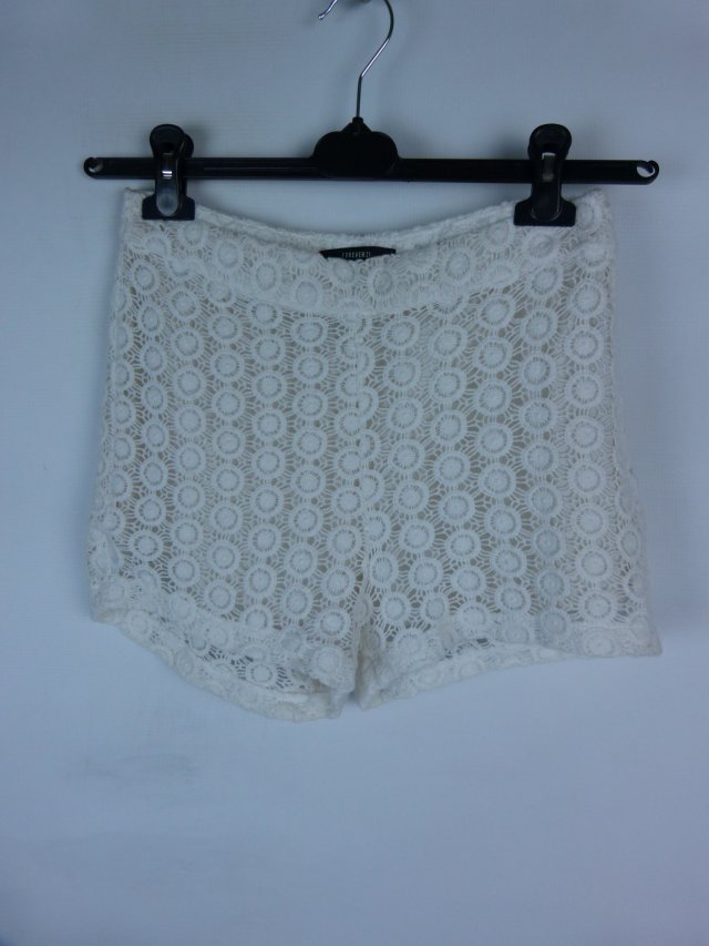 Forever 21 letnie spodenki koronka / S