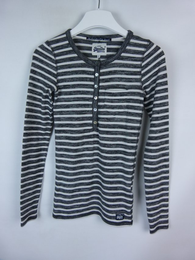 SuperDry damska bluzka w paski / XS