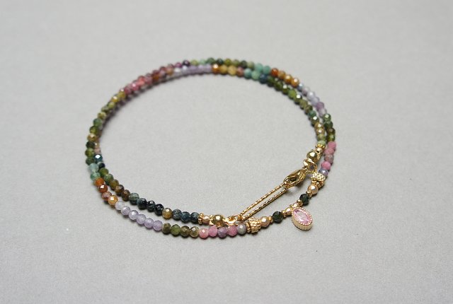 Turmaliny /choker/ vol. 40 naszyjnik /16.07.25/- Szlachetna kolekcja