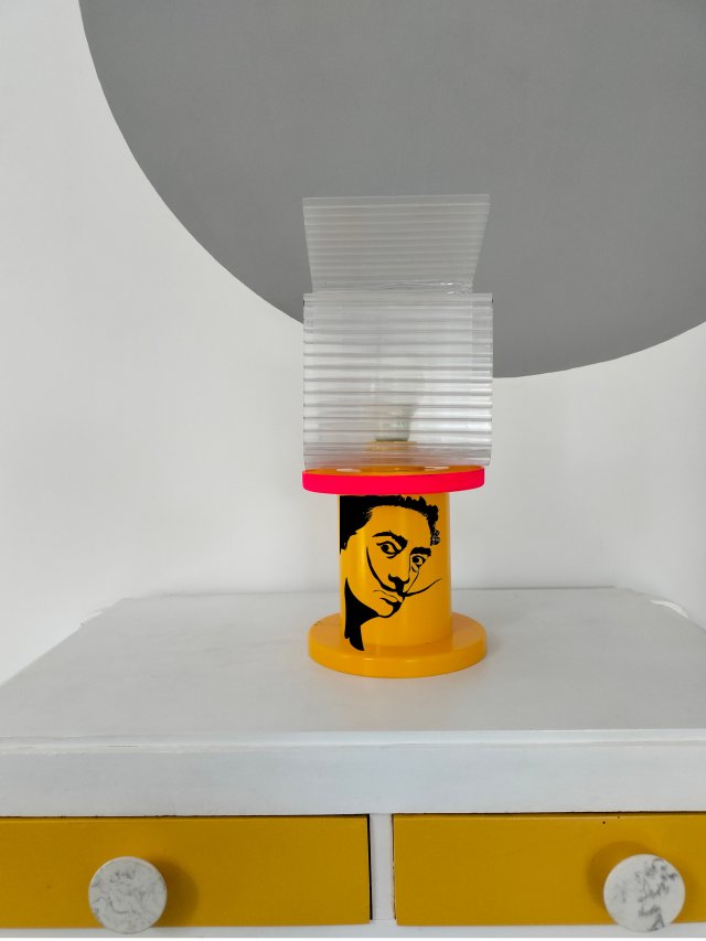 LAMPA UPCYCLING  Salvador Dali