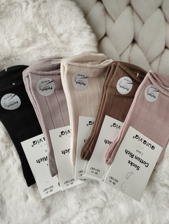 5 x Skarpetki bezuciskowe damskie 39-41