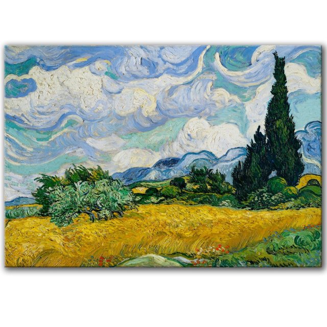 Obraz na płótnie - 100x70 cm - Van Gogh (1-0654)