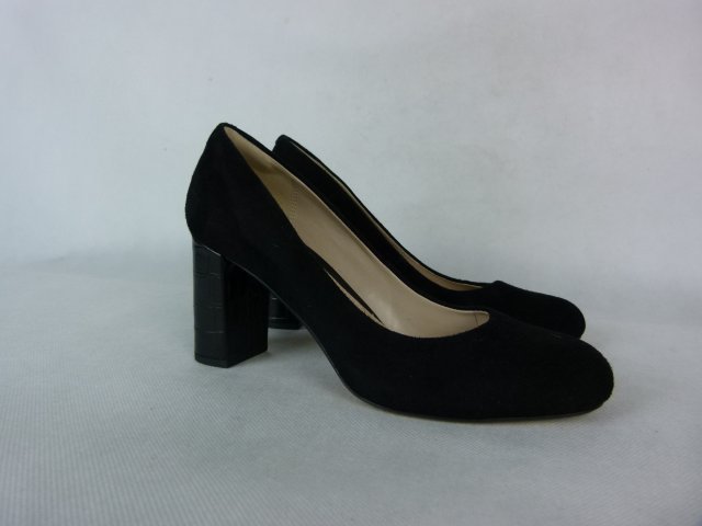 Clarks skórzane czółenka skóra zamszowa 40 - 26 cm