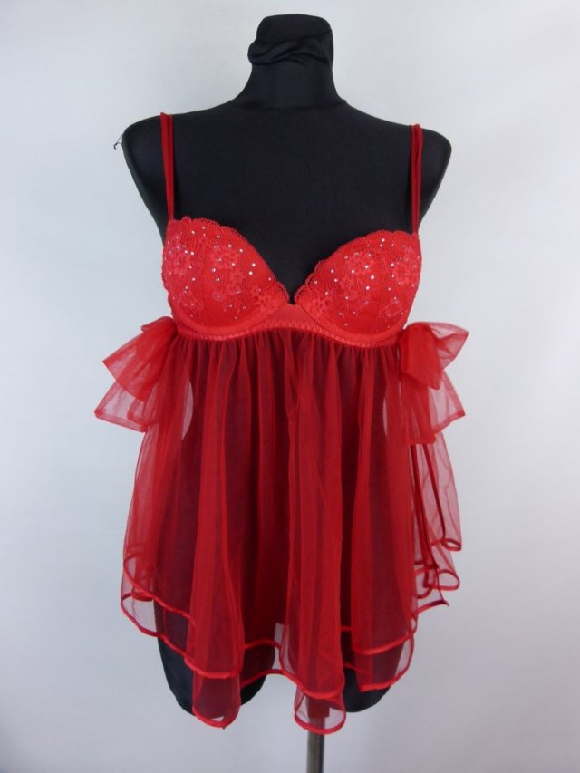 Victoria's Secret koszulka usztywniane miseczki push up 34B/ 75B -XS/S