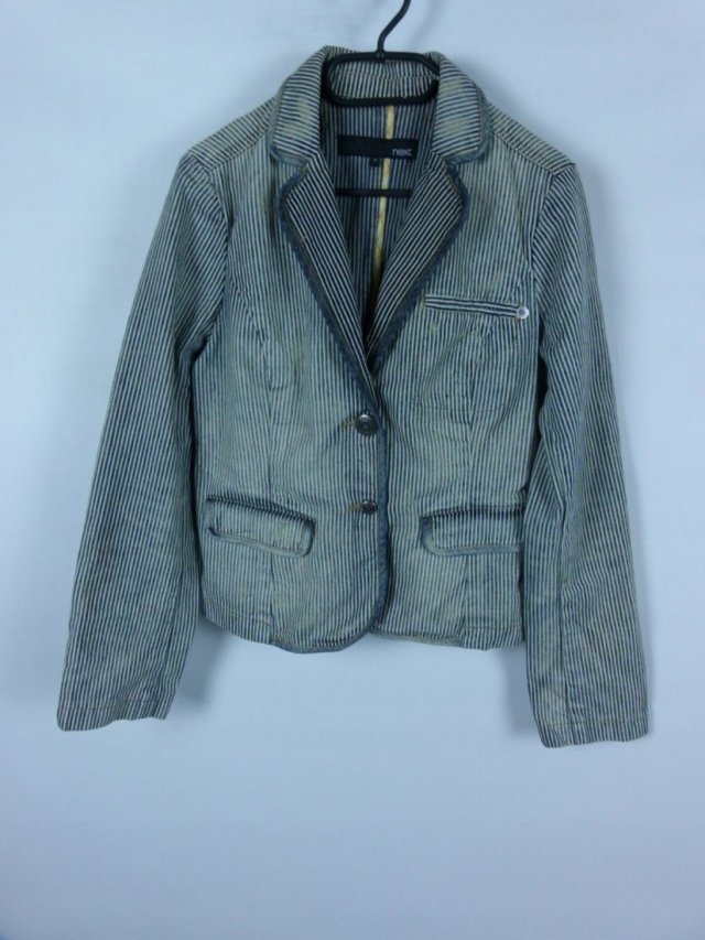 Next dżinsowy żakiet jeans paski 12 / 38
