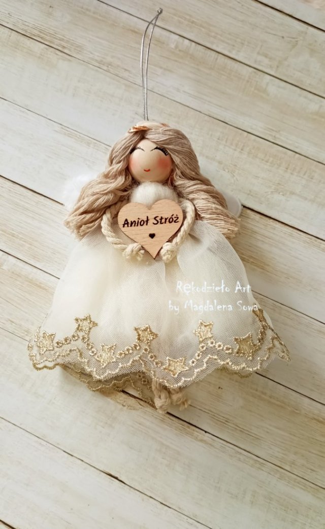 Anioł Stróż Aniołek Zawieszka Na prezent Święta