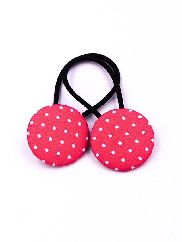 Gumki do włosów w kropki Sweet Cherry