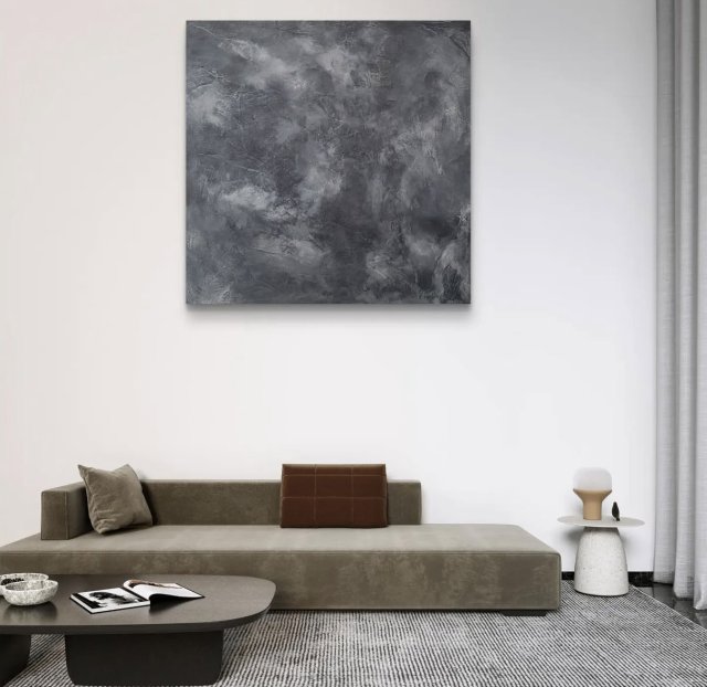 Obraz BLACK SMOKE 50x50