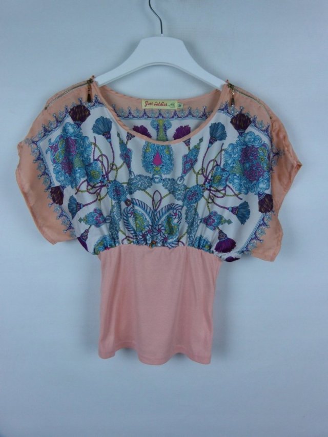 Just Addict letnia bluzka zip / S