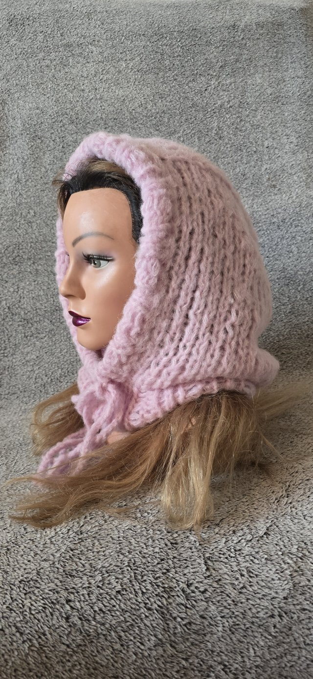 Balaclava kaptur alpaka I jedwab