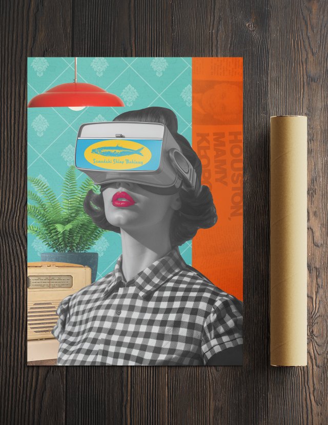 Kolaż - Szwedzki Sklep Meblowy ( 50x70 cm )