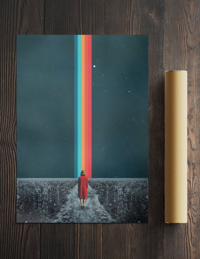 Plakat motywacyjny - Idź swoją drogą ( A3 - 29,7x42 cm )